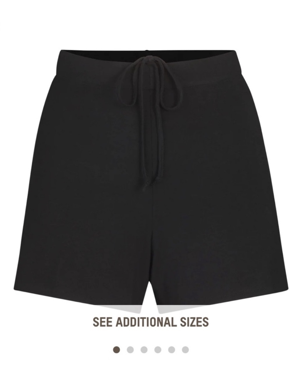 SKIMS SLEEP SHORT ONYX XS